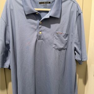 Greg Norman Collection Light Blue Polo Shirt